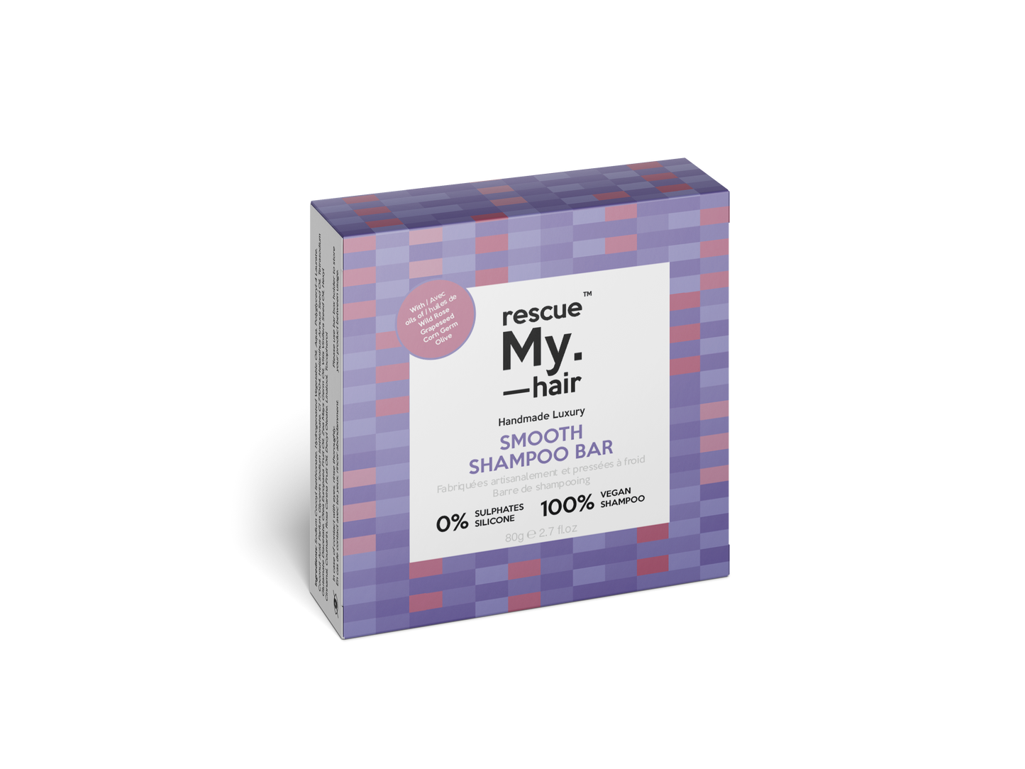 Rescue My.hair Smooth Shampoo Bar 80gr - alternativehaircolourstudio.com