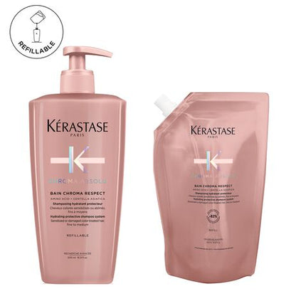 Chroma Absolu Respect Shampoo Refillable Duo