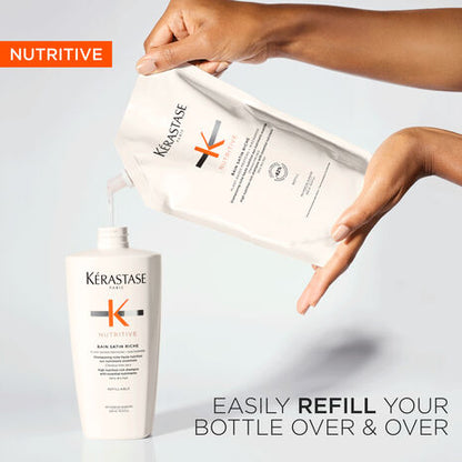 Nutritive Satin Riche Shampoo Refillable Duo